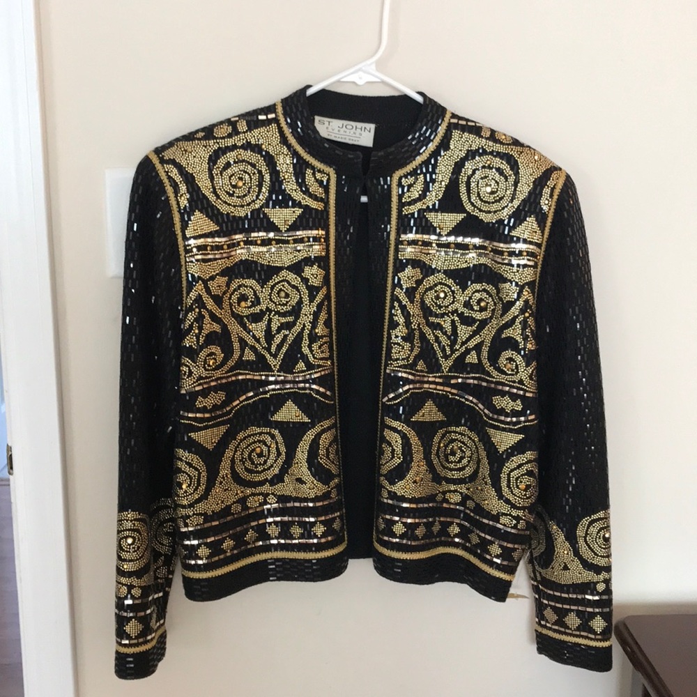 Cropped St John Evening by Marie Gray has jacket